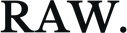 Logo RAW. czarne