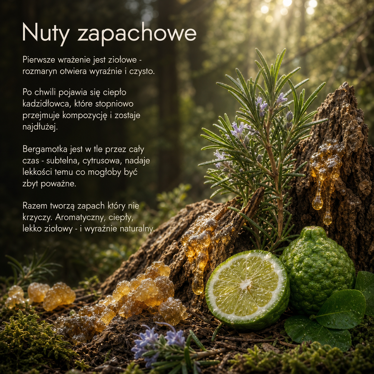 nuty zapachowe kremu RAW.